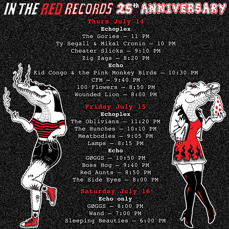 Boss Hog – The Echo: In the Red Records 25th Anniversary, Los Angeles, CA, US (15 July 2016)