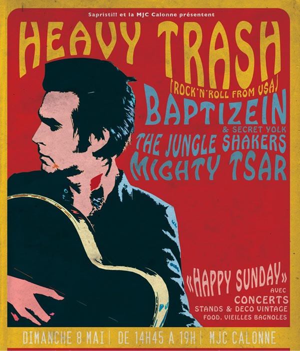 Heavy Trash - MJC Calonne, Sedan, France (8 May 2016)