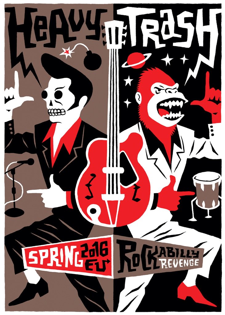 Heavy Trash – European Tour Dates (SPRING 2016)