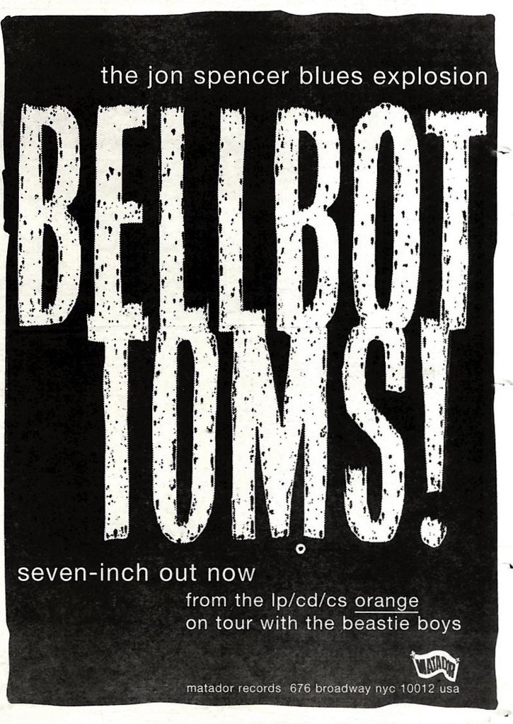 The Jon Spencer Blues Explosion - Bellbottoms (ADVERTISEMENT, UK)
