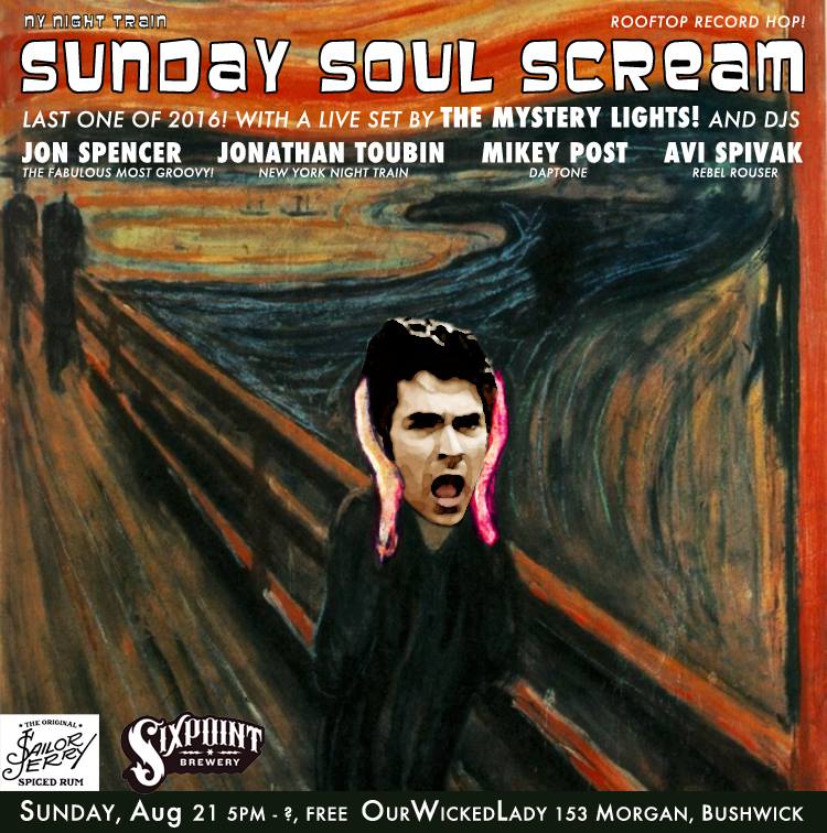 Jon Spencer (DJ Set) - Soul Scream, Our Wicked Lady, Brooklyn, New York (21 August 2016)