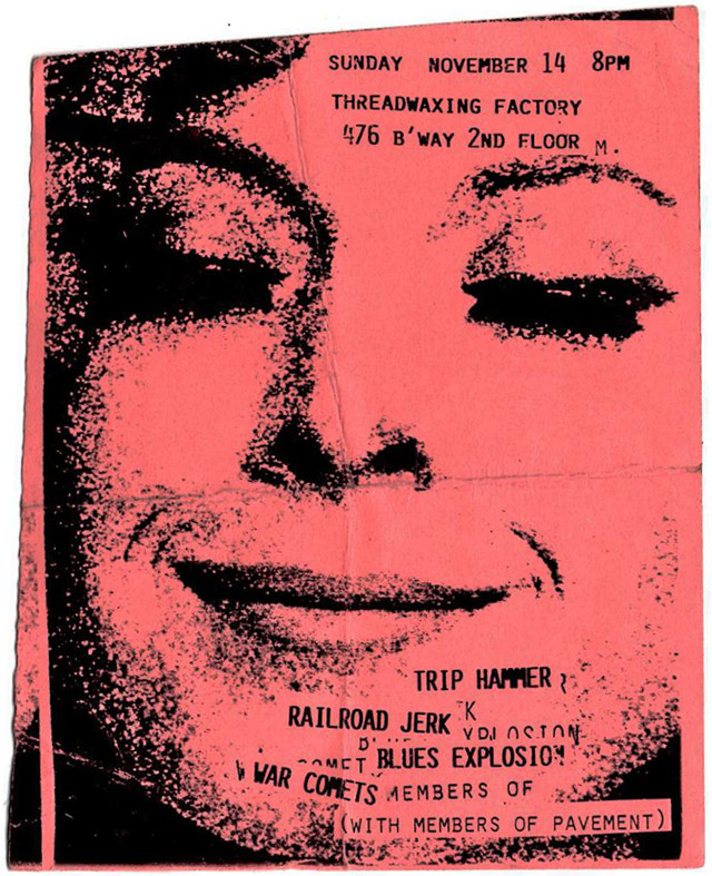 The Jon Spencer Blues Explosion - Threadwaxing Factory, New York City, New York, US (14 November 1993)