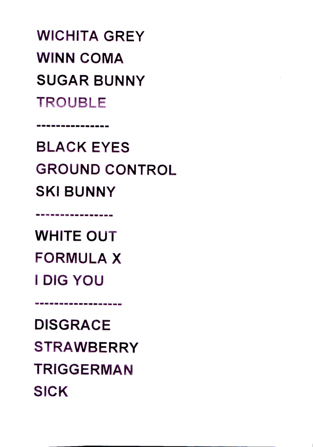 Boss Hog - Oslo, Hackney, London, UK (3 February 2017) - Set List