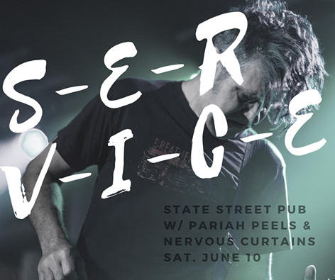 S-E-R-V-I-C-E - State Street Pub, Indianapolis, IN, US (10 June 2017)