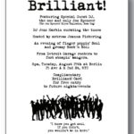 Jon Spencer (DJ Set) - Brilliant!, Berlin NYC, New York City, NY, US (29 August 2017)