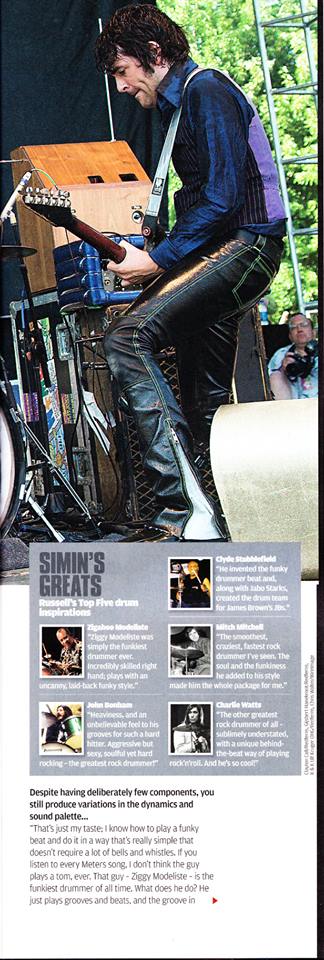 Russell Simins - Rhythm: Interview (PRESS, UK) - page 4