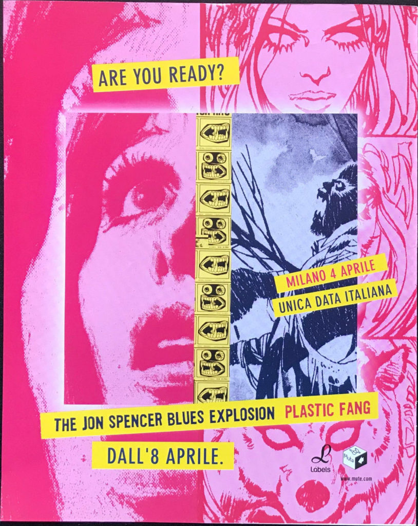 The Jon Spencer Blues Explosion - Plastic Fang (POSTER, ITALY)