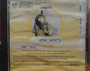 V/A feat. Boss Hog - Radioplay - Euro Express - 355U - May 5, 2000 (CD, US) - Cover