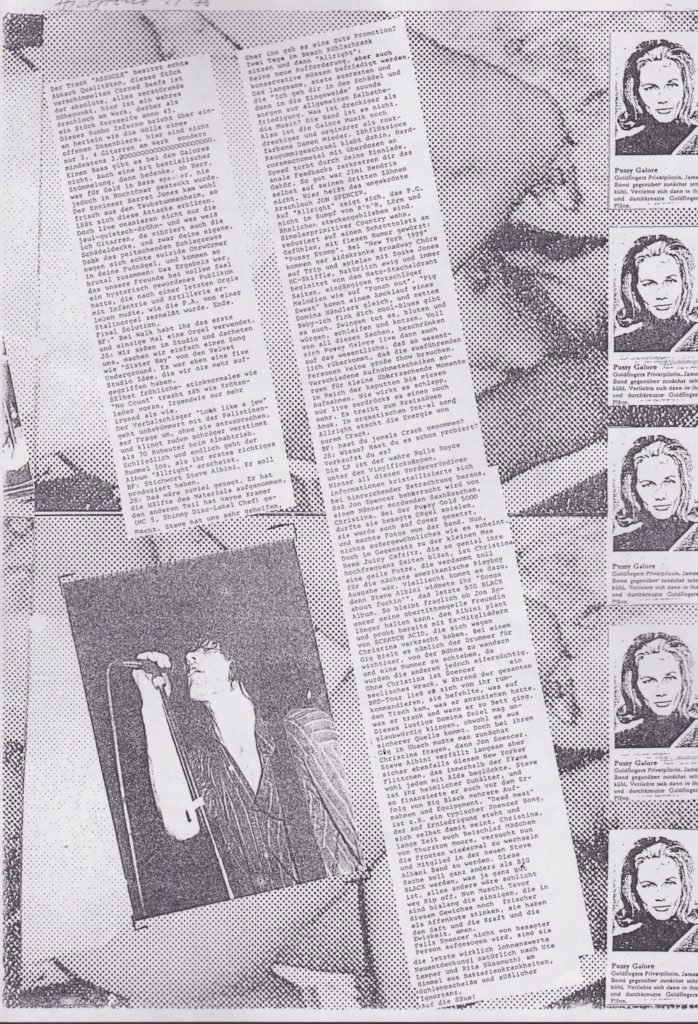 Pussy Galore - Die Gestiefelte Muschi (PRESS, GERMANY) - Page Two