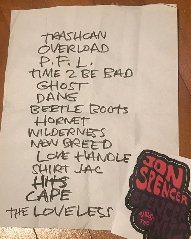 Jon Spencer - High Noon Saloon, Madison, WI, US (30 July 2018)