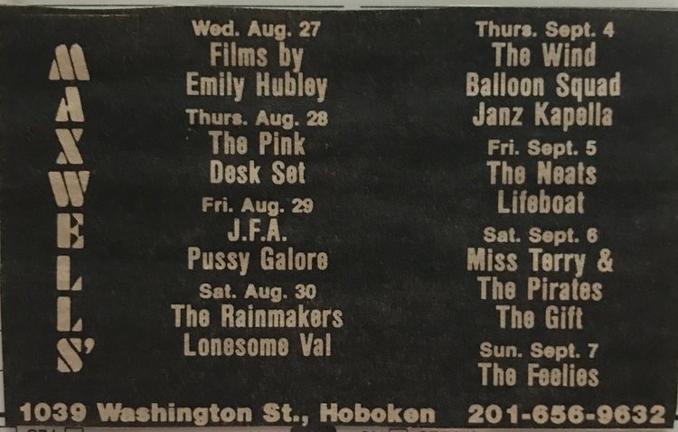 Pussy Galore - Maxwell's, Hoboken, New Jersey, US (29 August 1986)