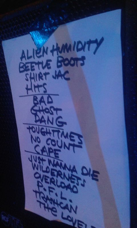 Jon Spencer - Helios37, Köln, Germany (8 November 2018) - Set List