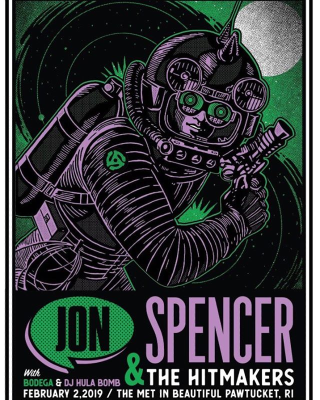 Jon Spencer & The HITmakers - The Met, Pawtucket, RI, US (2 February 2019)