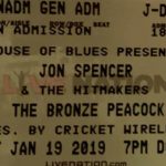 Jon Spencer & The HITmakers – House of Blues, Houston, TX, US (19 January 2019)