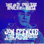 Jon Spencer & The HITmakers – Rough Trade NYC, Williamsburg, Brooklyn, New York City, US (31 January 2019)