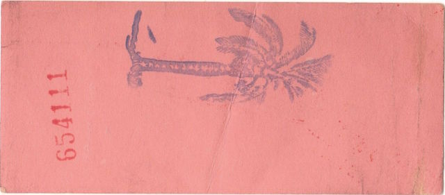 The Jon Spencer Blues Explosion - Cat's Cradle, Carrboro, NC, US (10 December 1996) - Ticket - Rear