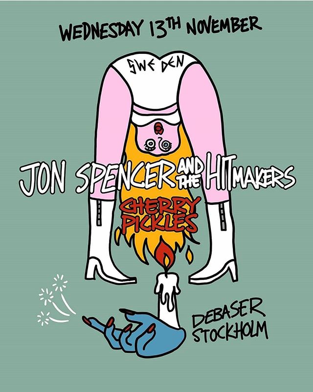 Jon Spencer & The HITmakers – Debaser Strand, Stockholm, Sweden (13 November 2019)