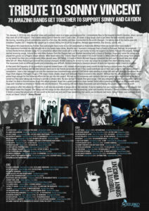 V/A feat. Pussy Galore - Tribute To Sonny Vincent (3xCD, US) - Insert