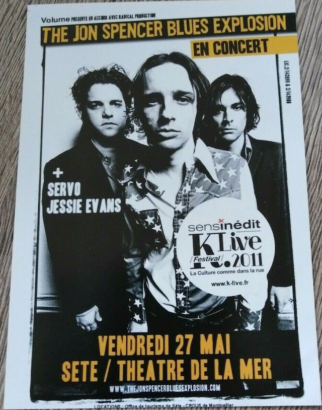 The Jon Spencer Blues Explosion at Festival K Live / Théâtre de la mer, Sète, France (27 May 2011)