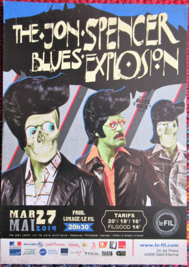 The Jon Spencer Blues Explosion - Le Fil, St. Etienne, France (27 May 2014)