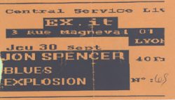 The Jon Spencer Blues Explosion - EX.it, Lyon, France (30 September 1993)