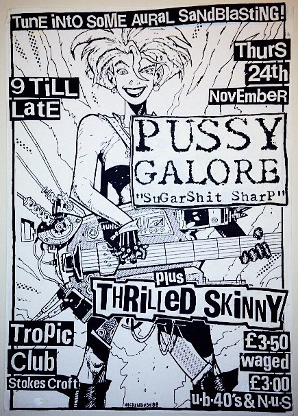 Pussy Galore - Tropic Club, Bristol, UK (24 November 1988)