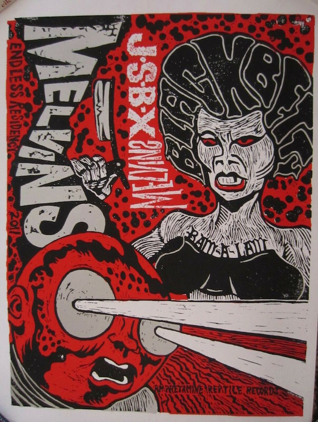 Melvins / The Jon Spencer Blues Explosion - Black Betty (POSTER, US)