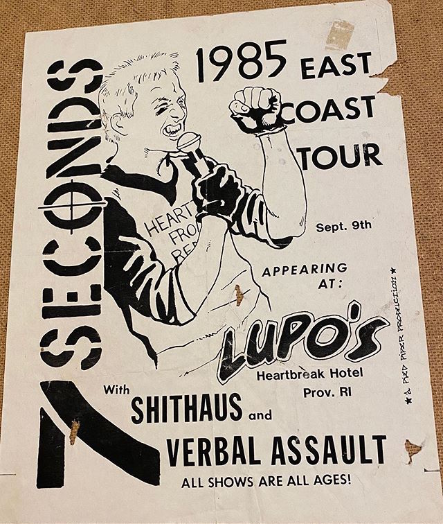 Shithaus - Lupo's Heartbreak Hotel, Providence, RI, US (9 September 1985)