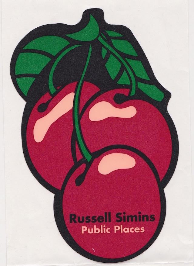 Russell Simins - Public Places (STICKER, US)