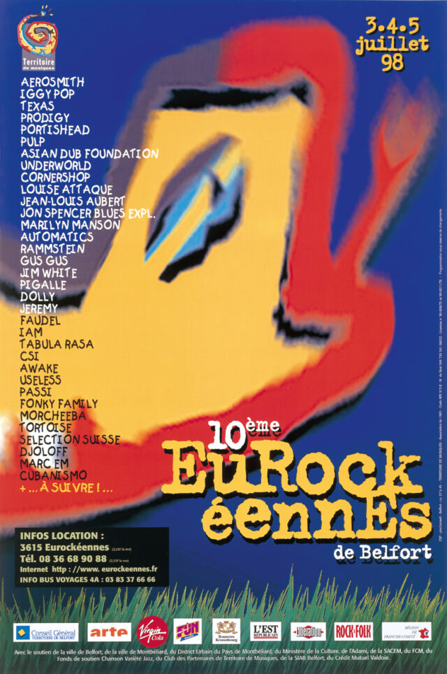 The Jon Spencer Blues Explosion – Les Eurockeennes de Belfort, Belfort, France (5 July 1998)