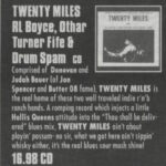 Twenty Miles - Discorder: Twenty Miles & RL Boyce, Othar Turner Fife and Drum Spam [Review] (PRESS, CANADA) 