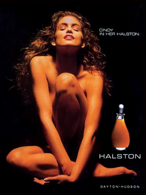 Cindy Crawford - Halston (ADVERT, US)