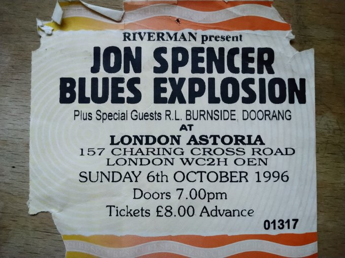The Jon Spencer Blues Explosion - London Astoria, London, UK (6 October 1996)