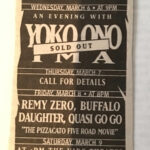 Knitting Factory, New York City, NY, US (6 March 1996)