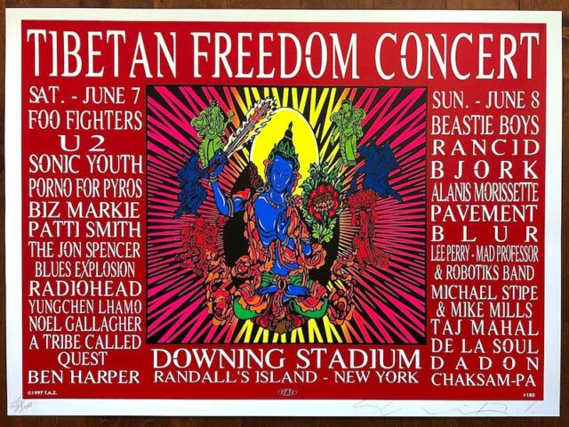 The Jon Spencer Blues Explosion - Tibetan Freedom Concert, Randall's Island, New York, NY, US (7 June 1997)