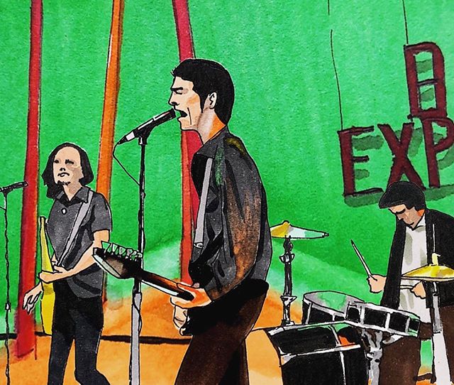 The Jon Spencer Blues Explosion - Recovery Performance (ILLUSTRATION, JAPAN)