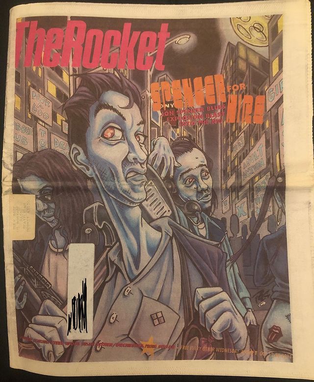 The Jon Spencer Blues Explosion - The Rocket: Cover / Feature (MAGAZINE, US)