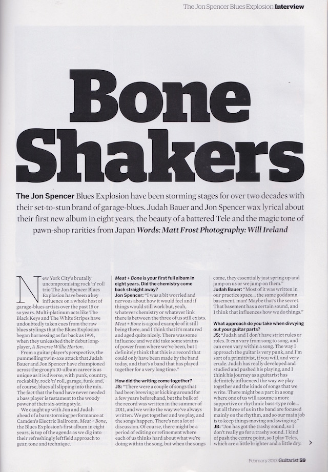 The Jon Spencer Blues Explosion - Guitarist: Bone Shakers (PRESS, UK) - Page 2