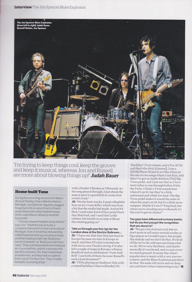 The Jon Spencer Blues Explosion - Guitarist: Bone Shakers (PRESS, UK) - Page 5