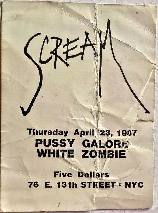 Pussy Galore - Cat Club, New York, NYC, US (23 April 1987)