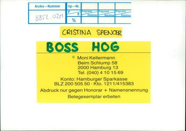 Boss Hog - Markthalle, Hamburg Germany (18 February 1991)