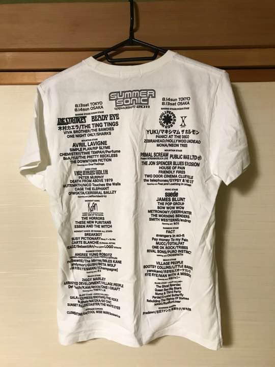 The Jon Spencer Blues Explosion - Summer Sonic, Tokyo / Osaka, Japan (13/14 August 2011) - Shirt - Back