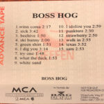 Boss Hog [Promo] (CASSETTE, GERMANY)
