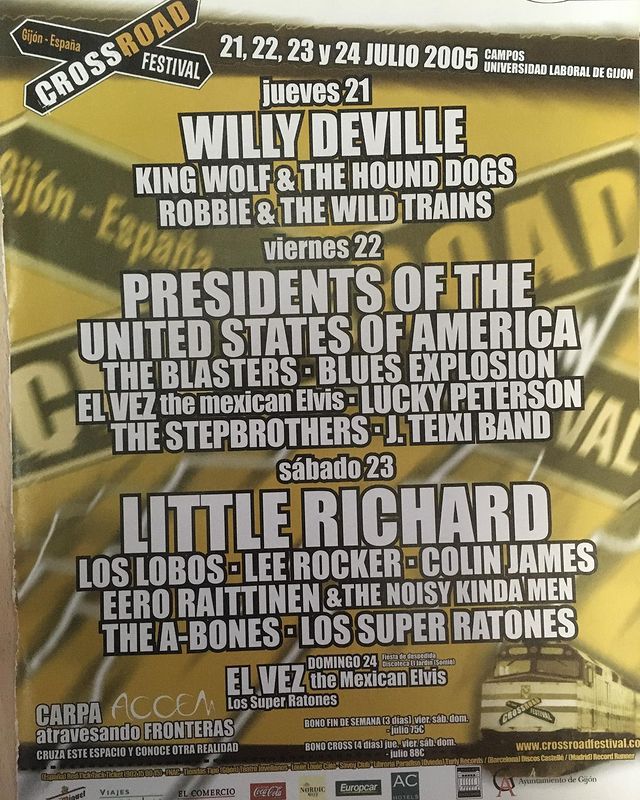 The Jon Spencer Blues Explosion - Crossroads Festival, Gijon, Spain (22 July 2005)