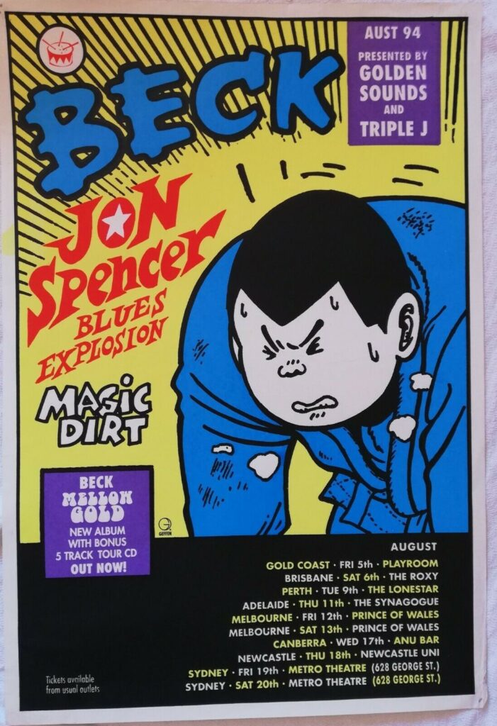 The Jon Spencer Blues Explosion - Australian Tour (5 - 20 August 1994)