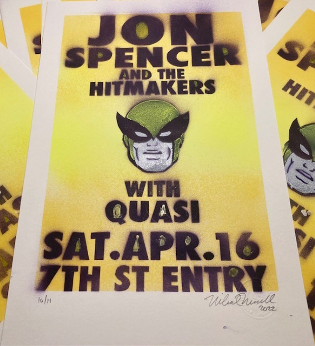 Jon Spencer & The HITmakers - 7th Street Entry, Minneapolis, MN, US (16 April 2022)