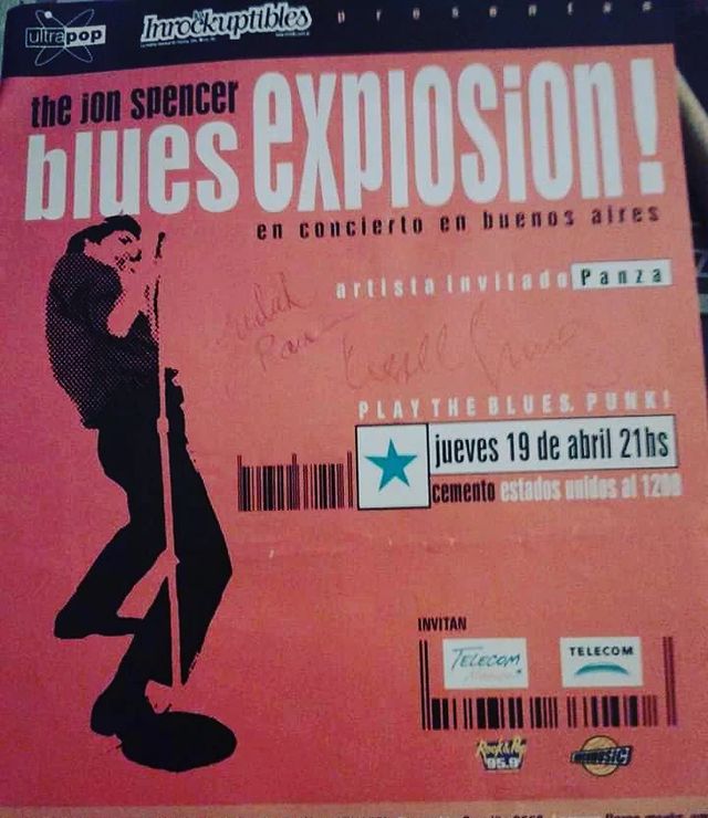 The Jon Spencer Blues Explosion - Cemento, Buenos Aires, Argentina (19 April 2001)