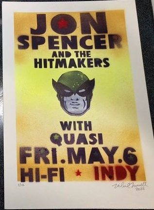 Jon Spencer & The HITmakers - Hi-Fi, Indianapolis, IN, US (6 May 2022)