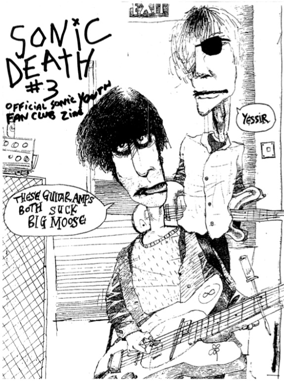 The Jon Spencer Blues Explosion / Pussy Galore - Sonic Death #3: Interview / Postcard (PRESS, US) - Cover