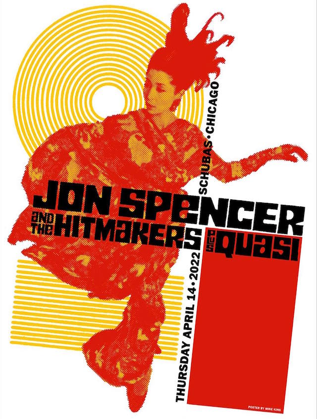 Jon Spencer & The HITmakers - Schubas, Chicago, IL, US (14 April 2022)